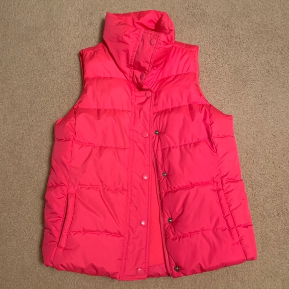 Old Navy Jackets & Coats Hot Pink Puffer Vest Poshmark